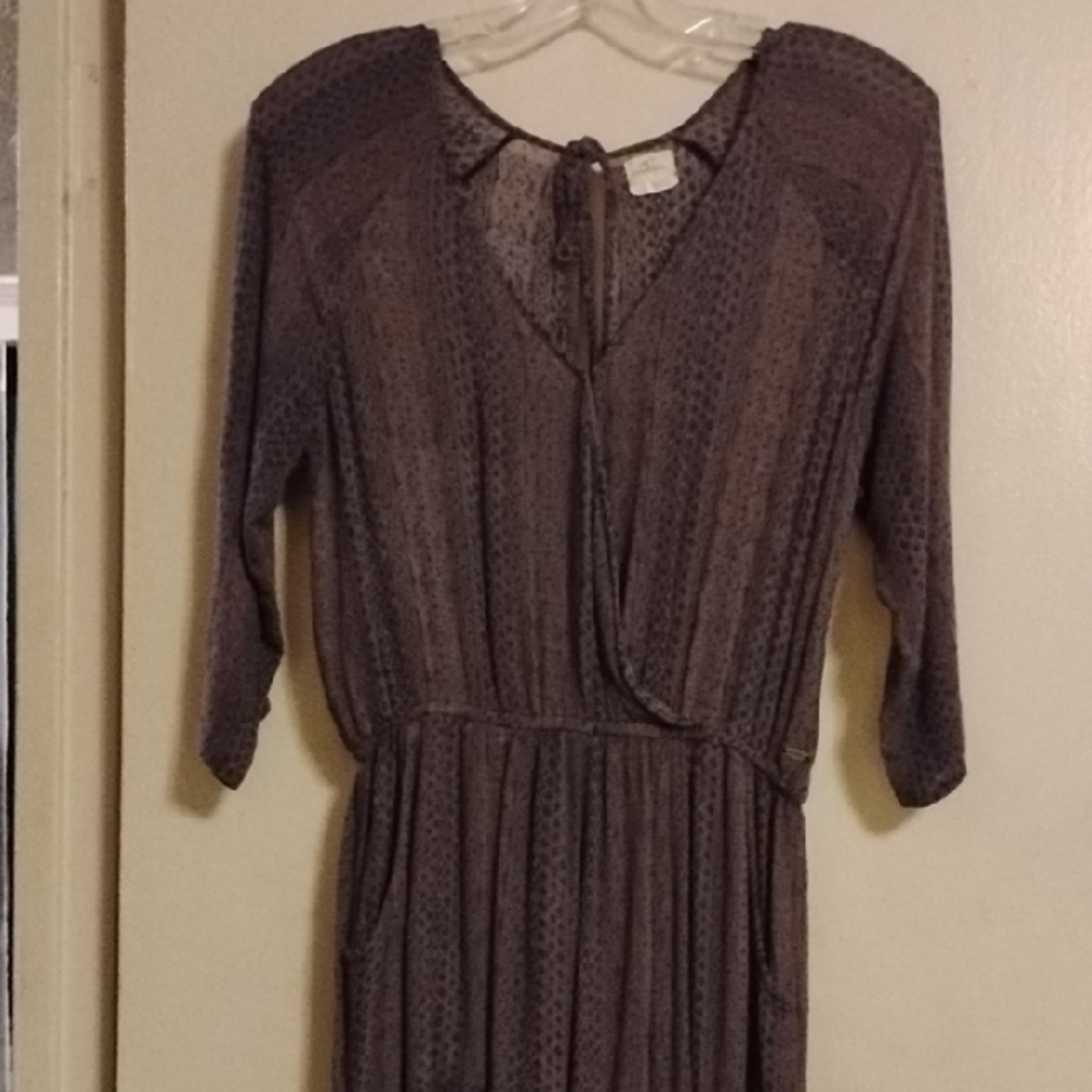 Elegant Brown Dress